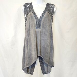 Venus Womens Crochet Top Size M Blue Festival Fairy Witchy Grunge‎ Whimsigoth